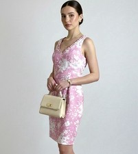 Jones NY Signature Floral Y2K Dress Sz 8P Preppy Wedding Baby Shower Tea Party