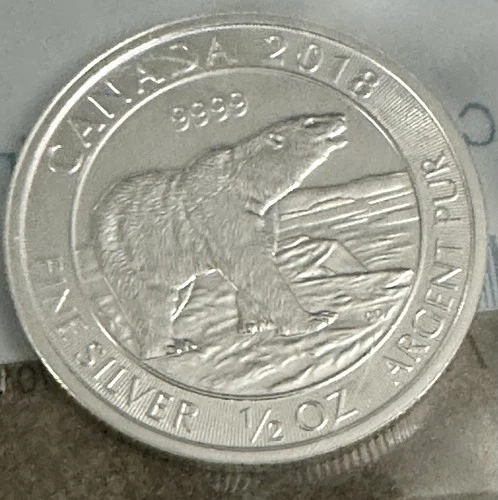 APMEX Brand .5 Ounce Silver Round BULION Shown In Photos