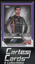 Juan Manuel Correa 2023 Topps Chrome Formula 1 #91 Purple Refractor 26/399
