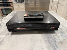 Sony Retro 5 Disc Compact CD Changer Player System CDP-C40 W/Remote Working