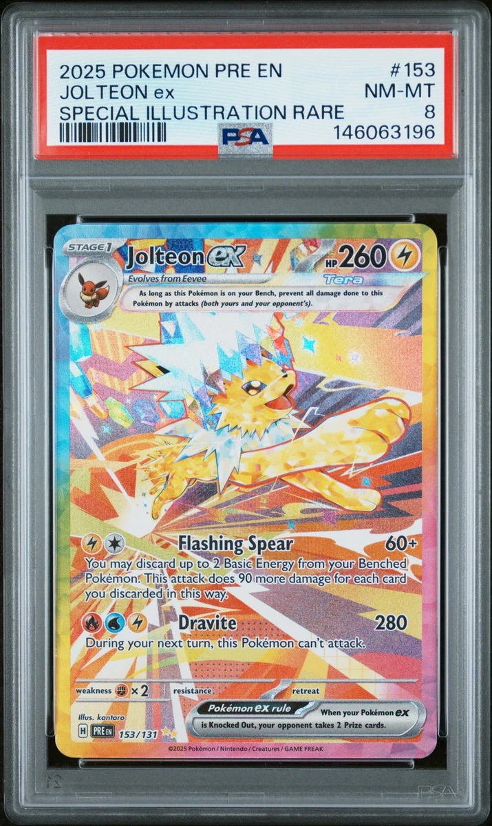 Jolteon Pokémon TCG Professional Sports Authenticator (PSA