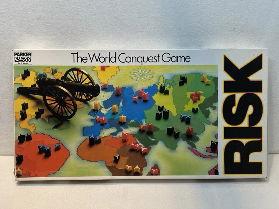 Vintage Original Risk Board Game - Parker Brothers 1985 - Checked and Complete - Image 3 of 4