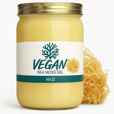 Organic Sea Moss Gel sea moss gel, musgo marino, vegan supplement,