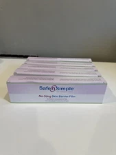 75 Safe n Simple SNS80775 No Sting Skin Barrier Film Lot Of 6 Exp 03/2026