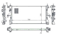 Hart KüHler WasserküHler FüR Fiat Ducato Kasten Peugeot Boxer 250 290 250