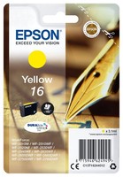 Epson 16 C13T16244012 Originale Druckerpatronen Gelb 3,1 Ml