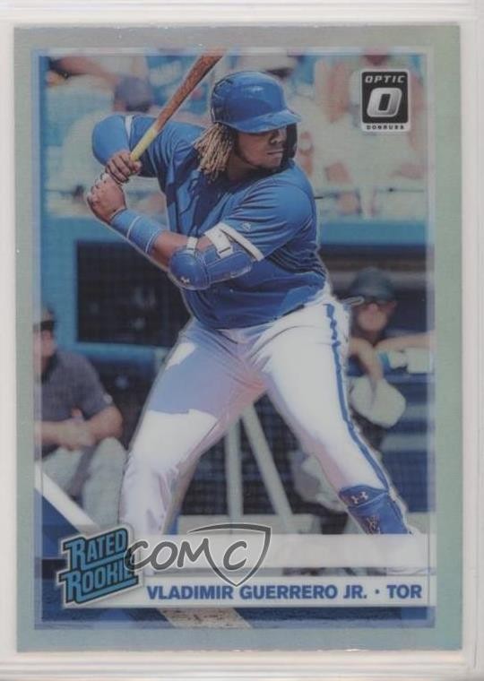 2019 Donruss Optic Rated Rookies Holo Prizm Vladimir Guerrero Jr Rookie RC 3zh