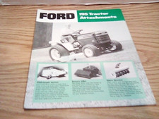 Ford 195 Tractor Attachments Brochure. Ford 195 Tractor Attachments Brochure.