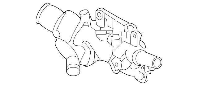 Genuine Nissan 2013-2020 NV200 Water Outlet 11060-3LM0A NEW OEM - Image 2 of 4