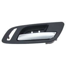 TRQ Front Right Interior Door Handle Black Ebony  Chrome for Chevy GM Models