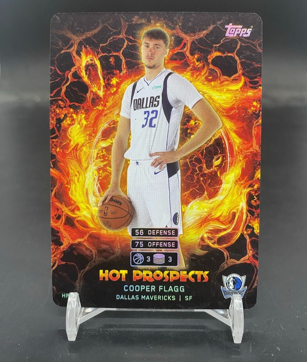 2025 Topps Match Attax Cooper Flagg Rookie Dallas Mavericks Hot