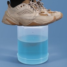 Airtight Leakproof Plastic Storage Jar With Wide Mouth For Powder Liquids Use