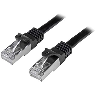 StarTech.com N6SPAT2MBK 2 m Cat6 Patch Cable, Shielded (SFTP) Snagless Gigabit N