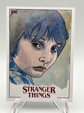 2018 Topps Stranger Things S1 Will Byers Sketch By DAN BERGREN