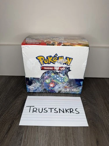 Pokemon TCG Scarlet & Violet - Stellar Crown Booster Box ✅SEALED✅