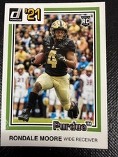 2021 Panini Chronicles Draft Picks #45 Rondale Moore Green Purdue Boilermakers