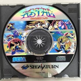 [Rare] Astal Sega Saturn Game GS-9019, Boxed with Manual Included, Japan A4607