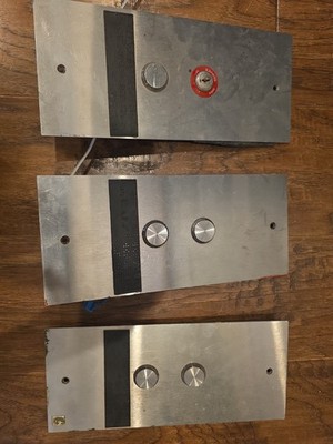 Lot Of 3 Vintage Otis Elevator Hall Button Intermediate Up Down Fixture 23500AN