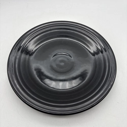 Fiestaware Fiesta Black 9 inch salad dinner plate