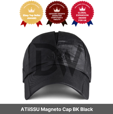 帽子 ATiiSSU ATiiSSU / Magneto Cap BK / Black / Unisex / Baseball Hat / Express