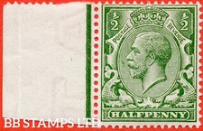 SG. SG. 355 variety N14 (UNLISTED). ½d Deep Olive Yellow Green. A fine U B77116