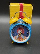 Mc Donalds Wecker Doppelglocke Ronald Mc Donald Vinatge 70er Jahre Design