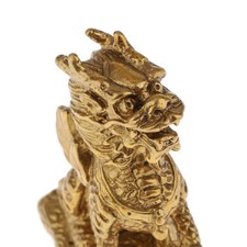 Feng Shui Brass Lin/Qilin Dragon Horses Wealth Prosperity