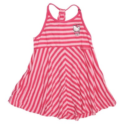 H&M x Hello Kitty, Kleid, Größe: 86, Pink, Baumwolle, Streifen, Mädchen #VKa