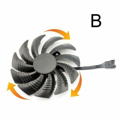 Wentylator chłodnicy do Gigabyte GeForce GTX 1060 1070 RX 480 570 470 HQ 88mm - Zdjęcie 13 z 13