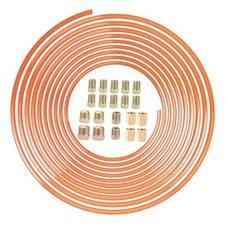 3/16" Brake Line - Easy to Bend Tubing - 25 ft 3/16 Copper 3/16 Brake Line