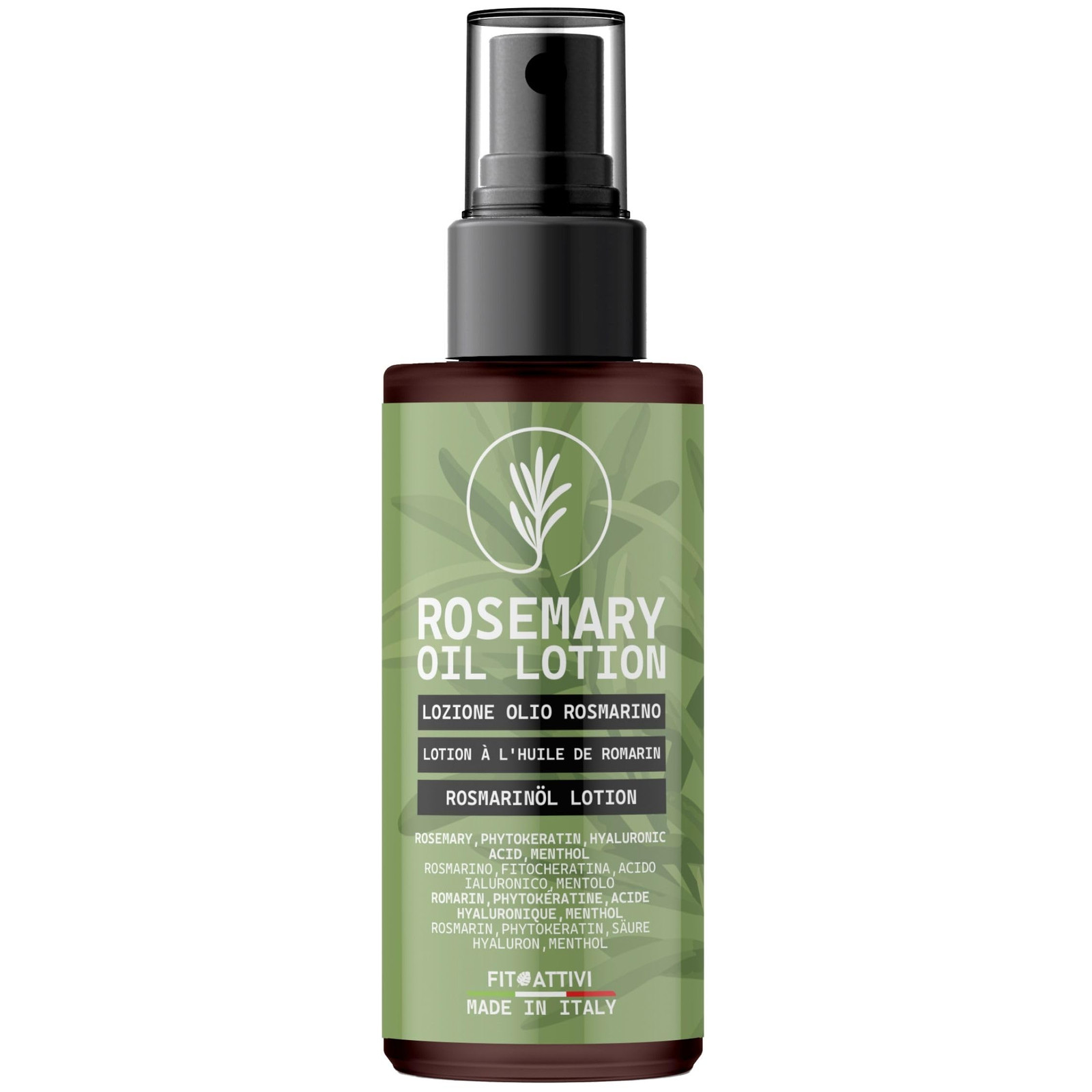 Olio al Rosmarino Per La Crescita Dei Capelli,100 ml, Azione Anticaduta, (p6H)