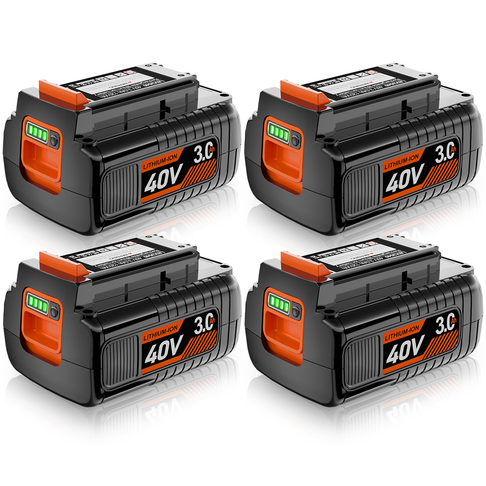3.0AH for Black & Decker 40V 40 Volt Max Replace Lithium Battery LBXR36 LBXR2036
