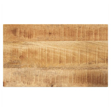 Table top Solid Mango Wood Oak Finish Rustic 70x20x2.5cm Rectangular for Indoors