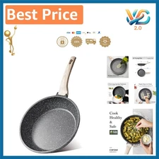 Classic Granite 8-Inch Nonstick Frying Pan – Induction Safe, PFOA-Free
