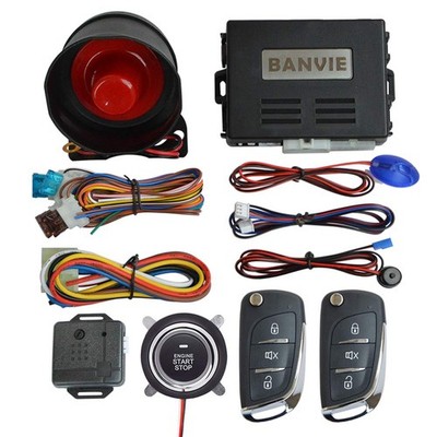 Car Alarm System with Remote Start and Smart Push Start Button