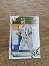 2022 1st Bowman BD183 Jordan Sprinkle White Sox Baseball Card