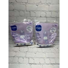 MAM Easy Start Anti-Colic Bottle 2 Pack 4.5 oz and MAM Comfort Silicone Pacifier