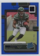 2022 Panini Clearly Donruss Rated Rookie Blue 59/99 Breece Hall #64 14cm