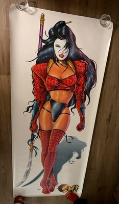Vintage SHI Comic Oversized Poster By William Elliot Tucci 72  X 30 