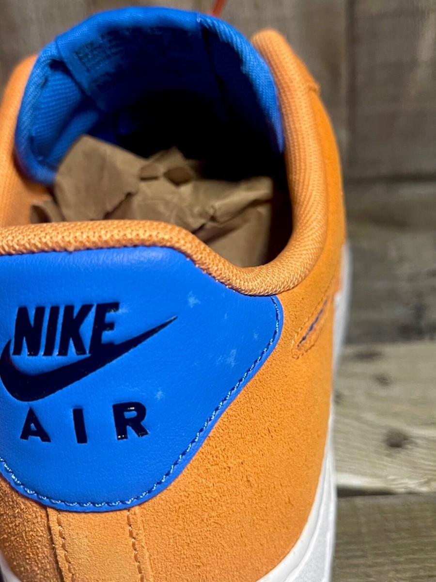 2020 Nike Air Force (1)'07 LV8 Orange/Blue CW7300-800)Sneakers Sz