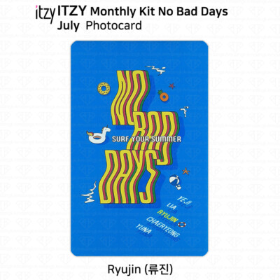 ITZY No Bad Days Monthly Kit July Official Photocard & Exclusive