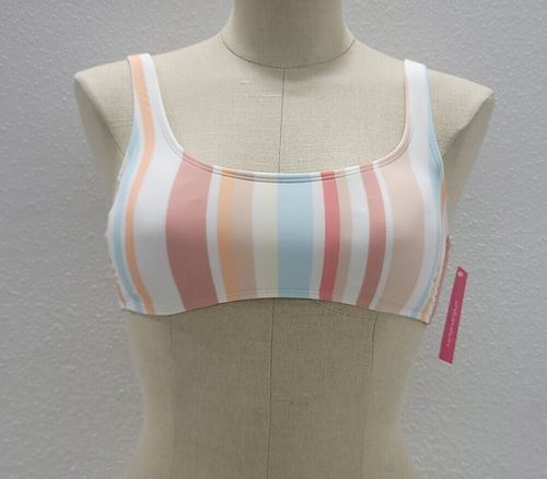 Xhilaration Juniors' Scoop Neck Bralette Bikini Swimsuit Top - Size Medium 4-6 - Picture 11 of 11