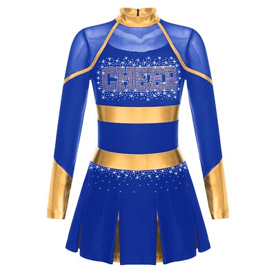 Cheerleader Blue Dress Costumes for sale | eBay