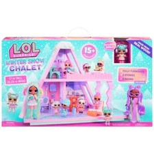 L.O.L. Überraschung! Winter Schnee Chalet Spielset exklusive Puppe & 15+ LOL Überraschungen