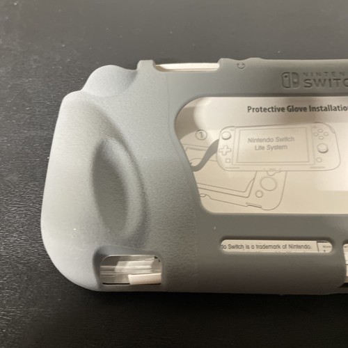 OEM Nintendo Switch Lite Protective Glove Gray Silicone Skin Grip Case Cover ๐ฅ - Picture 5 of 7