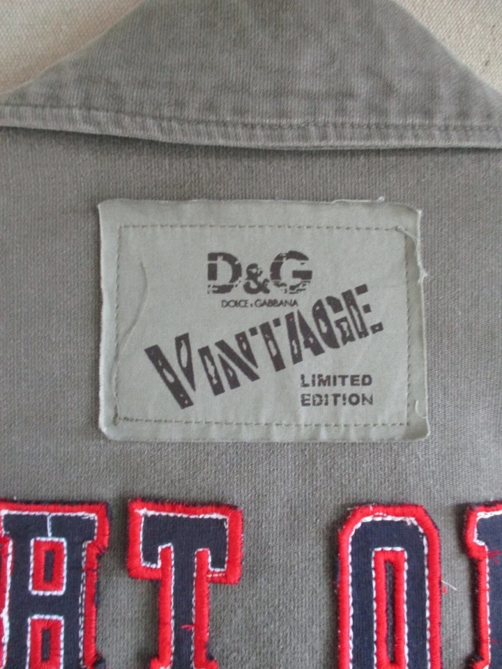 Dolce Gabbana 正品升级军用和平衬衫夹克 M — 第 2/4 张图片