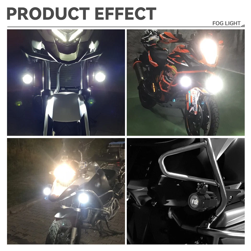 Newest Motorcycle Spotlight Fog lights for BMW R1200GS ADV F800GS F700GS F650GS - Imagem 2 de 4