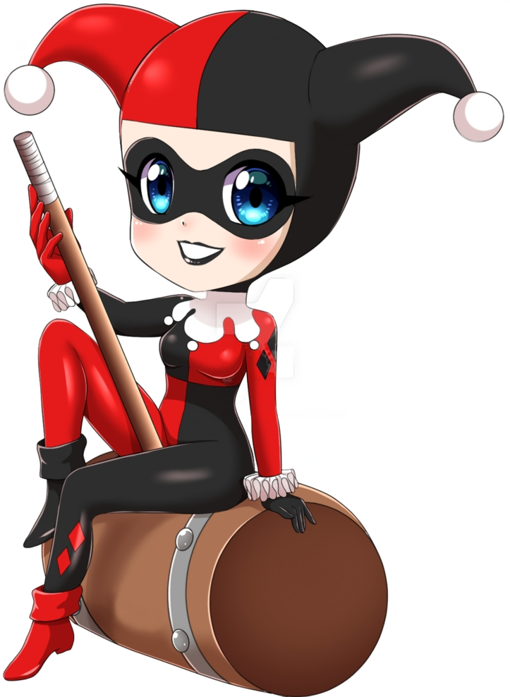 Harley quinn sticker dc comics weatherproof bumper vinyl decal