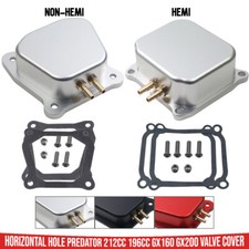 Hemi/Non-Hemi Valve Cover Horizontal Hole For Predator 212cc 196cc GX160 GX200