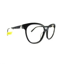 Chelsea Morgan Eyeglasses Frames CM 20213 bk black White Frames Only 55-16-140